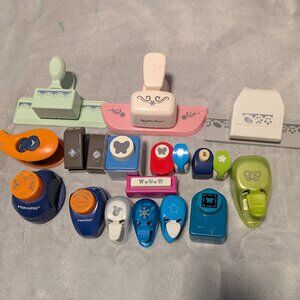 Huge Lot of Paper Punch Cutters